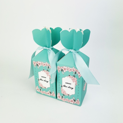 喜糖盒-淺綠花語(yu)