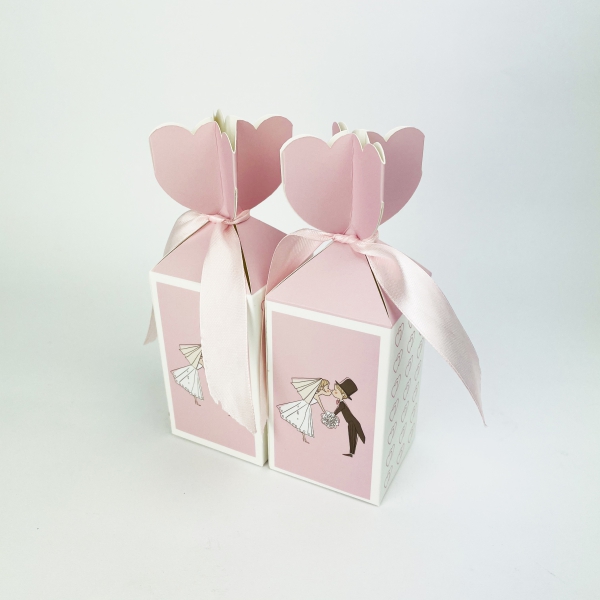 喜糖盒-粉(fěn)色婚禮